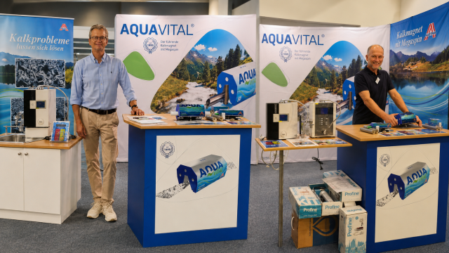Aquavital bringt stromfreien Kalkschutz auf die Herbstmessen 2026