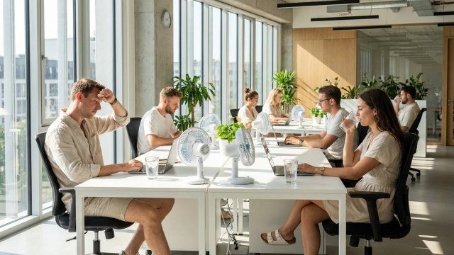 Hitze im Büro: Warum Unternehmen jetzt in Klimatisierung investieren müssen