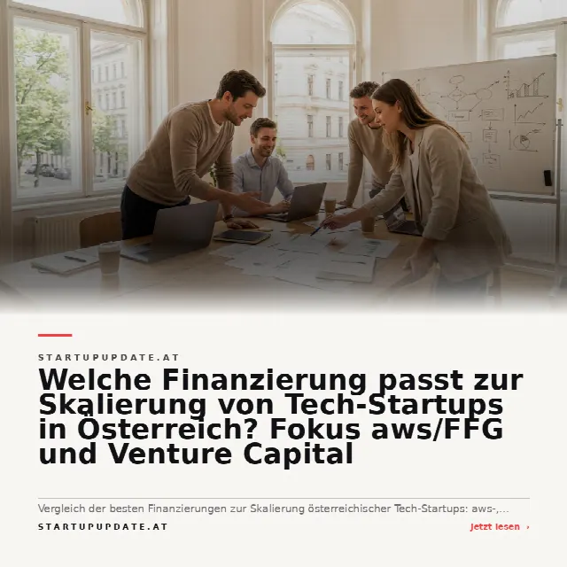 Share-Card fuer Welche Finanzierung passt zur Skalierung von Tech-Startups in Österreich? Fokus aws/FFG und Venture Capital